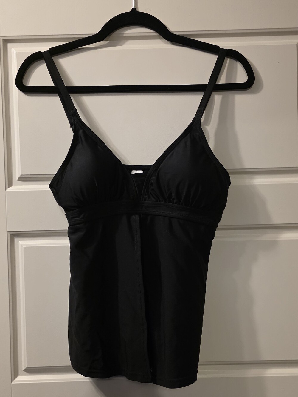 Jaclyn Smith Swim Top In Black Size 8